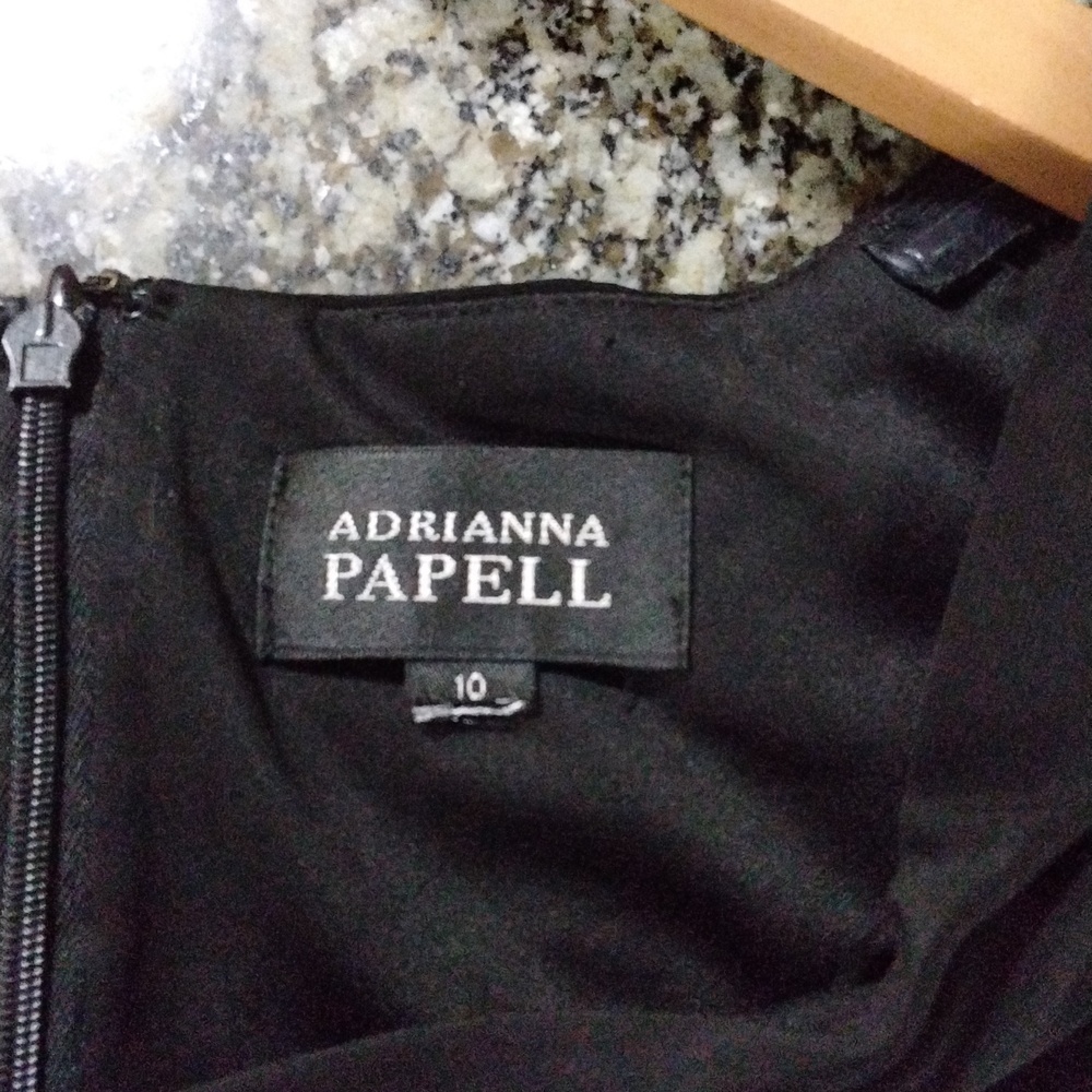 Adrianna Papell Black Sleeveless Jumpsuit P2p 18 Stretch L52 R29 - Picture 4 of 4